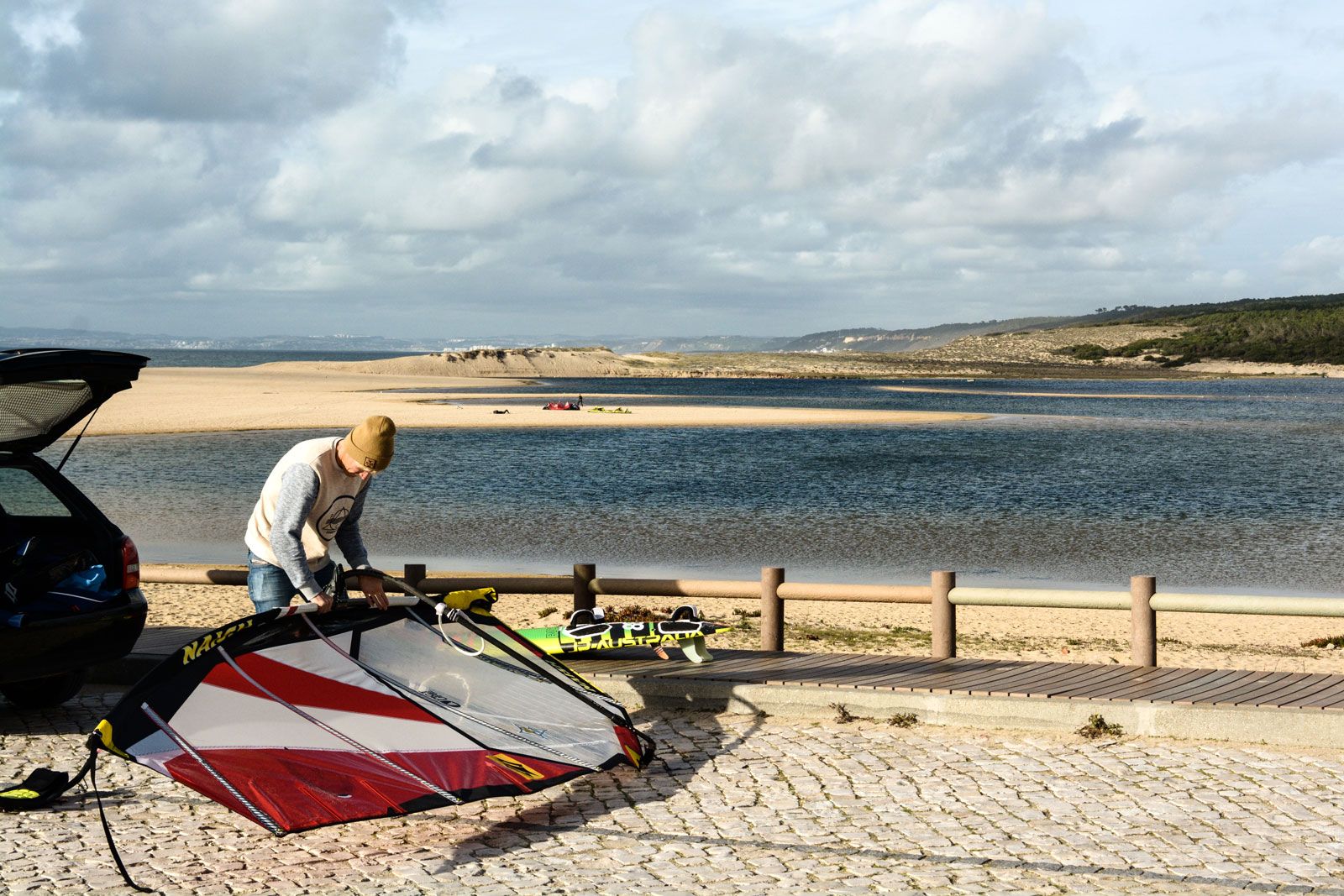 Leif Bischoff berichtet aus Lissabon: Leben und Windsurfen beim Europameister 
