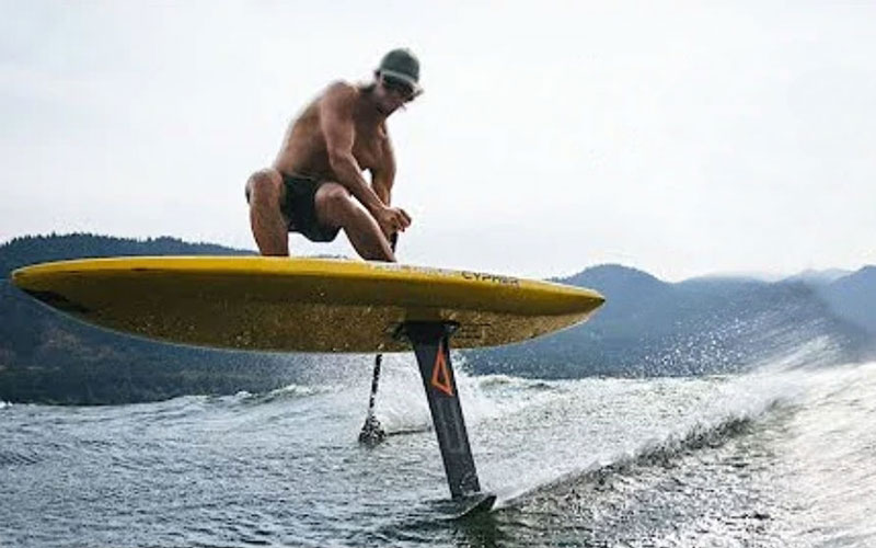 Foiling Hood River - Josh Ku and Code Foils