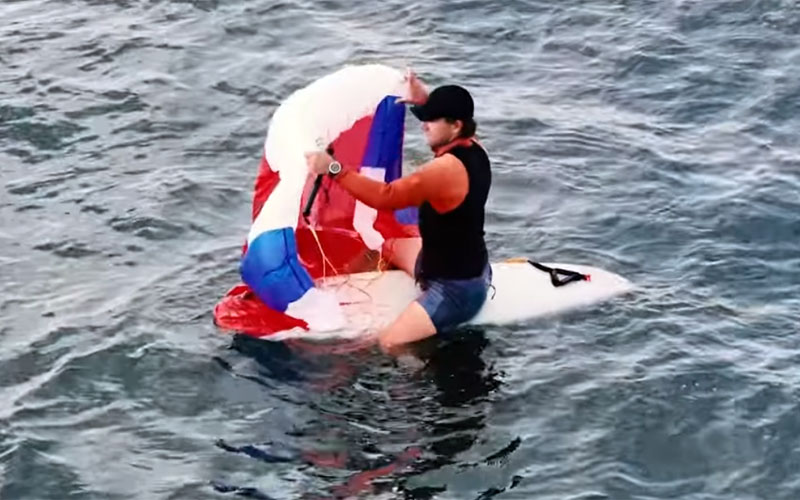 Super Light Wind Parawing Starts - James Casey