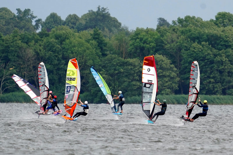 Regattatraining beim Windsurfing-Club Wittensee-Rendsburg e.V.