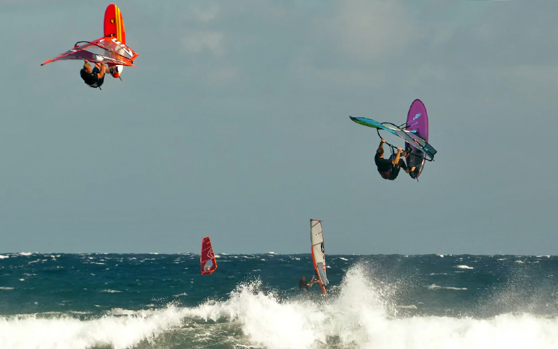 We did extreme Jumps in 40 Knots - Nico Prien