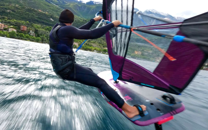 Insane FPV Shots: Hydrofoil Windsurfing - Nico Prien