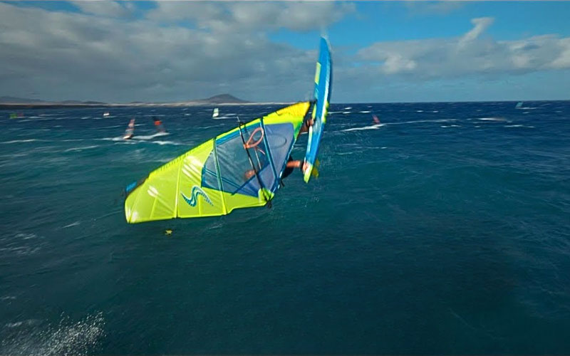 Mad isn't it?! FPV Drone Windsurfing - Johannes Hertel