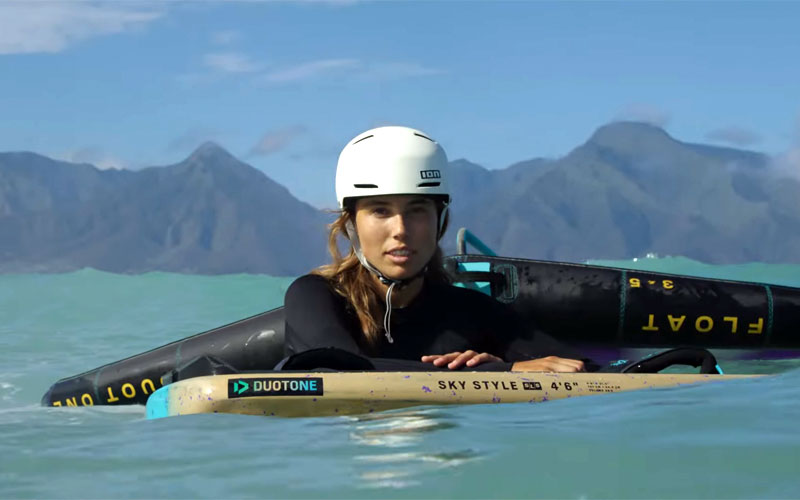 One Day on Maui with Maria Behrens - Duotone Wing & Foiling