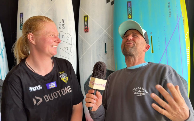 Fastest in the World! Jenna Gibson - Windsurfing TV
